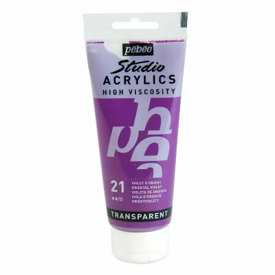 PEBEO P&eacute;b&eacute;o 837021 Studio Acrylique Tube Violet d'Orient 100 ml