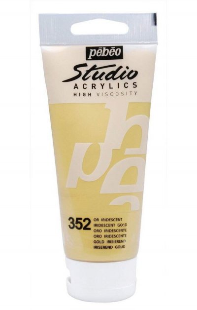 PEBEO P&eacute;b&eacute;o 837352 Studio Acrylique Tube Or Iridescent 100 ml