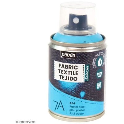 PEBEO  A&eacute;rosol Pour Textile 7a - Bleu Pastel - 100 Ml