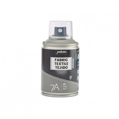  Pebeo A&eacute;rosol Pour Textile 7a - Gris Clair - 100 Ml