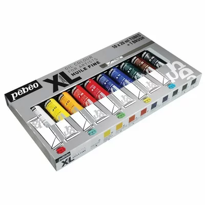 PEBEO  Coffret De Peinture &Agrave; L'huile Xl P&eacute;b&eacute;o - 10 X 20 Ml