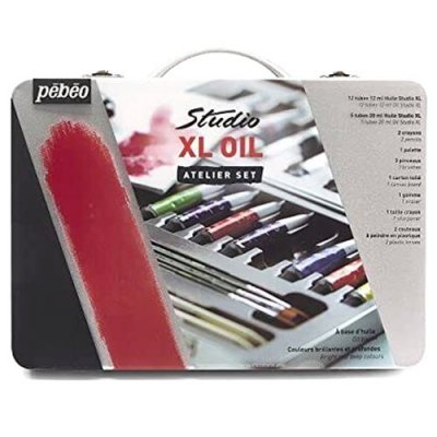  P&eacute;b&eacute;o Coffret m&eacute;tal de Peinture &agrave; l'huile Fine XL Assorties
