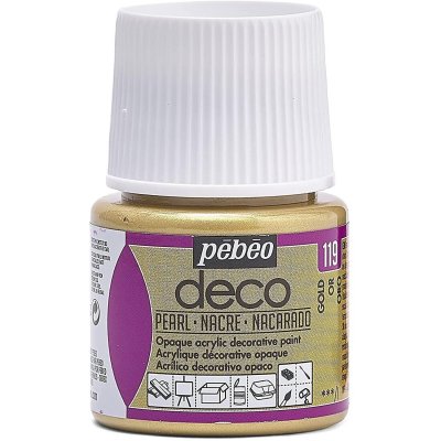 PEBEO P&eacute;b&eacute;o Deco Peinture 45 ml Nacr&eacute; Or