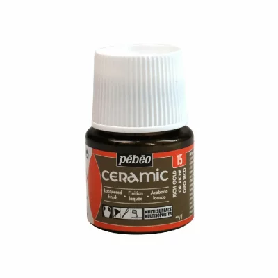 PEBEO  Peinture Ceramic P&eacute;b&eacute;o 45 Ml - Or Riche