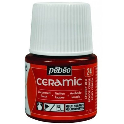 PEBEO  Peinture Ceramic P&eacute;b&eacute;o 45 Ml - Rouge Cerise