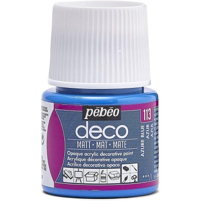 PEBEO  Peinture P&eacute;b&eacute;o D&eacute;co Mat 45 Ml - Azur