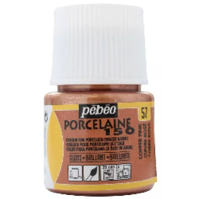 PEBEO  Peinture Porcelaine 150 P&eacute;b&eacute;o 45 Ml - Cuivre Ros&eacute;