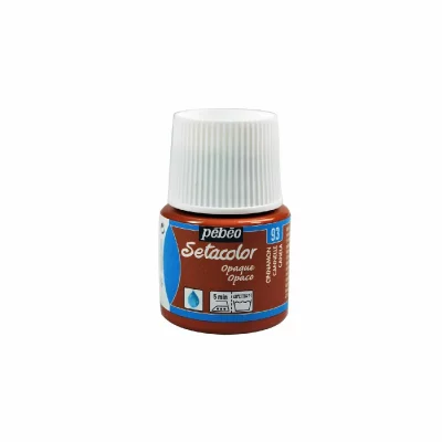 PEBEO  Peinture Setacolor Pour Tissus Opaques P&eacute;b&eacute;o 45 Ml - Cannelle