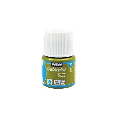 PEBEO  Peinture Setacolor Pour Tissus Opaques P&eacute;b&eacute;o 45 Ml - Olive