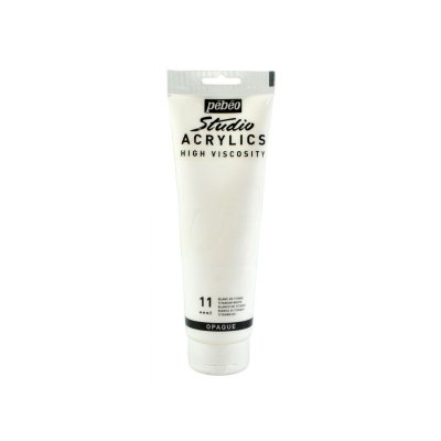 PEBEO  Peinture Studio Acrylics P&eacute;b&eacute;o - 250 Ml - Blanc De Titane