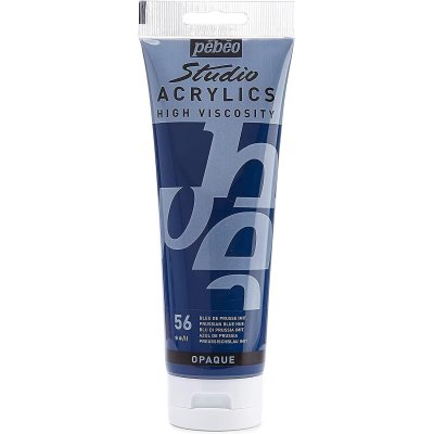 PEBEO  Peinture Studio Acrylics P&eacute;b&eacute;o - 250 Ml - Bleu Prusse Imitation