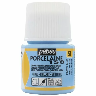 PEBEO P&eacute;b&eacute;o Porcelaine P150 Peinture 45 ml Bleu Pastel