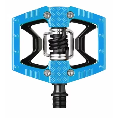 CRANKBROTHERS P&eacute;dales  Double Shot - Bleu - Noir}, Bleu - Noir}