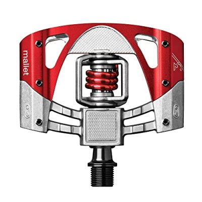 CRANKBROTHERS P&eacute;dales  Mallet 3 - Argent - Rouge}, Argent - Rouge}
