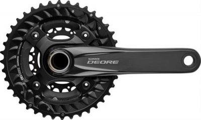 SHIMANO P&eacute;dalier triple  Deore M6000 (10 vitesses) - Noir P&eacute;daliers