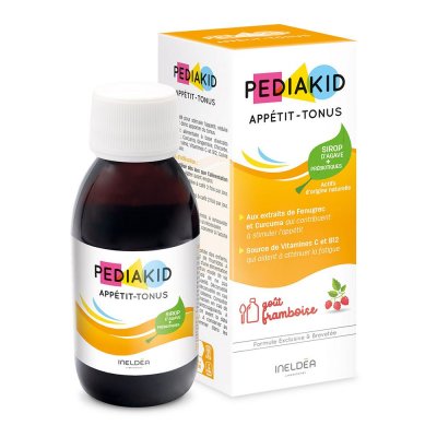 PEDIAKID &reg; Sirop app&eacute;tit tonus &agrave; la framboise