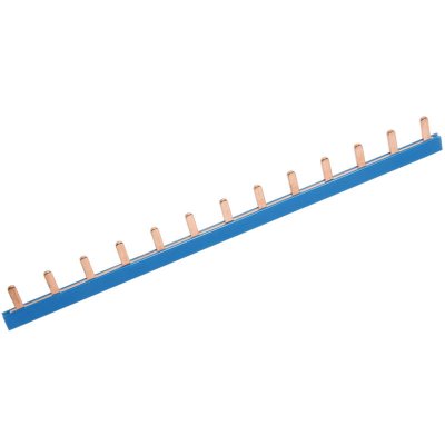 DEBFLEX Peigne de raccordement reversible 10MM&sup2; LONG.225MM bleu et noir - Noir/bleu