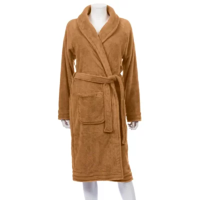 AMADEUS Peignoir Camel by S/M -  - Marron - Polyester