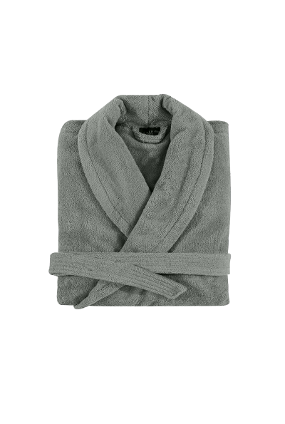 ESSIX Peignoir de bain 460 grm&sup2; unisexe uni Aqua  - Gris