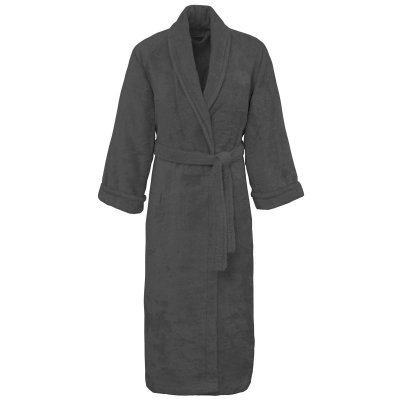 SENSEI MAISON Peignoir de bain mixte 450 gr/m&sup2; sensilk - anthracite - 3 - l