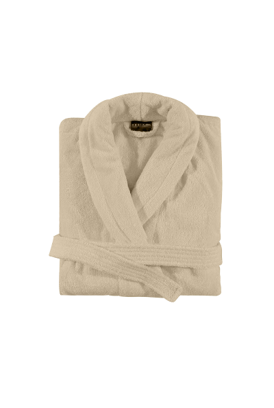 ESSIX Peignoir de bain uni en coton Seigle L