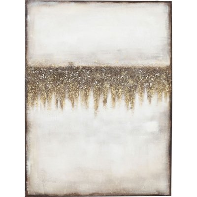 KARE DESIGN Peinture &agrave; l'hoeile Abstract Fields 120x90cm 