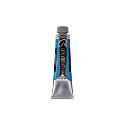 REMBRANDT Peinture &agrave; l'huile  extra-fine 40 ml bleu c&eacute;rul&eacute;um n&deg;534