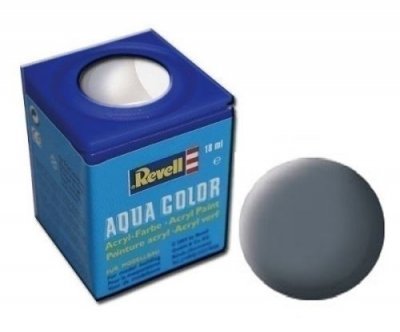 REVELL Peinture &agrave; maquette  Aqua Gris Basalte Mat - 18ml- - Peinture &agrave;