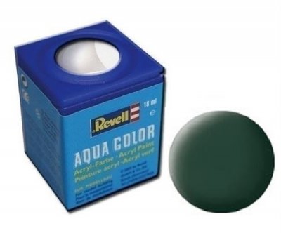 REVELL Peinture &agrave; maquette  Aqua Vert Fonc&eacute; mat RAF - 18ml- - Peinture