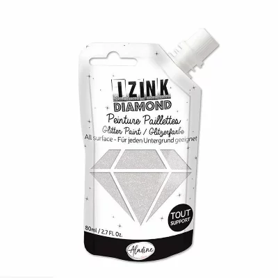 ALADINE Peinture &agrave; paillettes - Nacr&eacute; - 80 ml - 