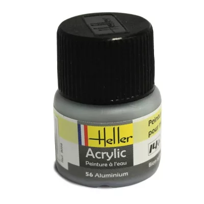 HELLER Peinture Acrylique Aluminium 9056 