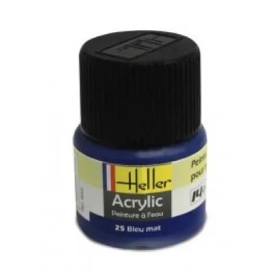 HELLER Peinture Acrylique Bleu Mat 9025 