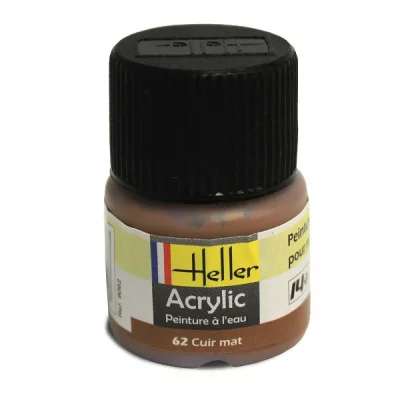 HELLER Peinture Acrylique Cuir Mat 9062 