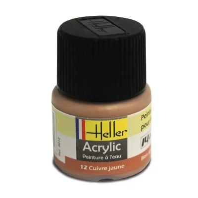 HELLER Peinture Acrylique Cuivre Jaune 9012 