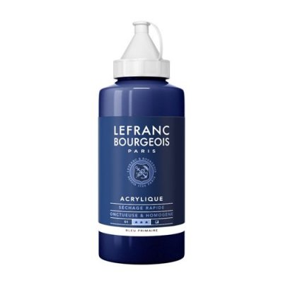 LEFRANC BOURGEOIS Peinture Acrylique en bidon bleu primaire 750ml - Lefranc & Bourgeois