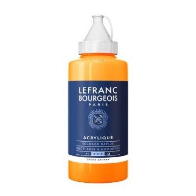 Peinture Acrylique en bidon jaune sahara 750ml - Lefranc & Bourgeois