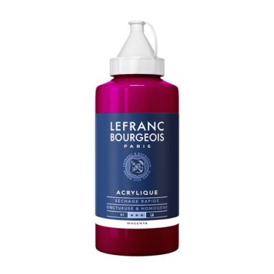 LEFRANC BOURGEOIS Peinture Acrylique en bidon - magenta - Lefranc & Bourgeois