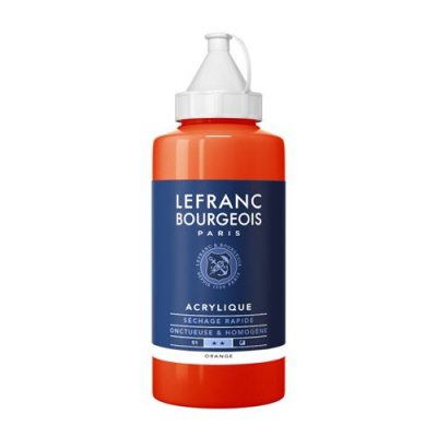  Peinture Acrylique en bidon orange 750ml - Lefranc & Bourgeois