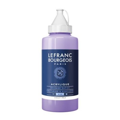 LEFRANC BOURGEOIS Peinture Acrylique en bidon violet p&acirc;le 750ml - Lefranc & Bourgeois
