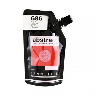  Peinture acrylique en sachet - Rouge primaire - 500ml - Sennelier 