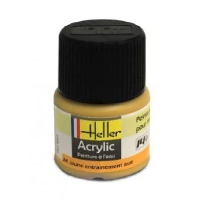 HELLER Peinture Acrylique Jaune Entrainement Mat 9024 