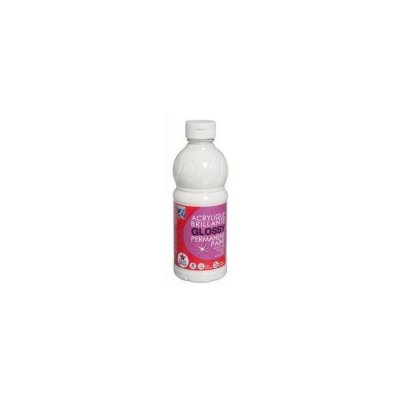 LEFRANC BOURGEOIS Peinture acrylique Lefranc & Bourgeois glossy blanc - flacon 500ml