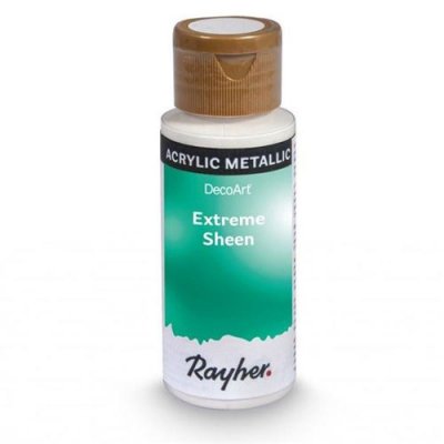 RAYHER Peinture acrylique m&eacute;tal 59 ml - bleu-vert 35014825