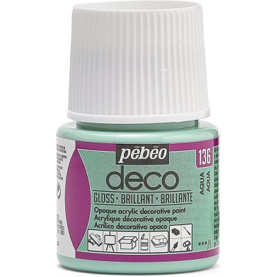 PEBEO Peinture acrylique opaque brillante - aqua - 45 ml #0