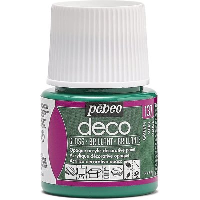 PEBEO Peinture acrylique opaque brillante - vert - 45 ml #0