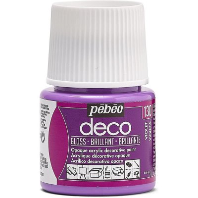 PEBEO Peinture acrylique opaque brillante - violet - 45 ml #0