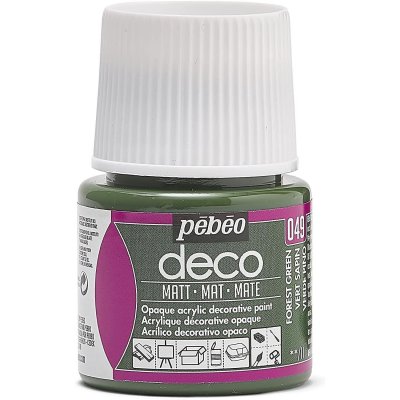 PEBEO Peinture acrylique opaque mate - vert sapin - 45 ml 204-049
