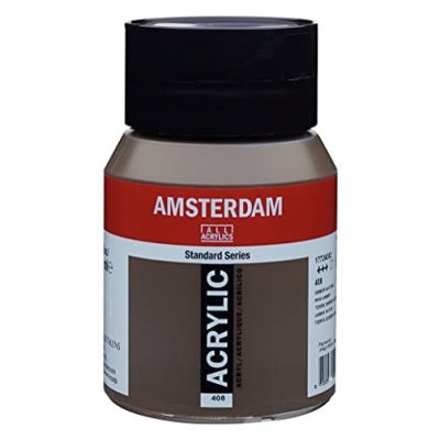 AMSTERDAM Peinture Acrylique - Terre d'ombre naturelle - 408 - - Pot de 500ml