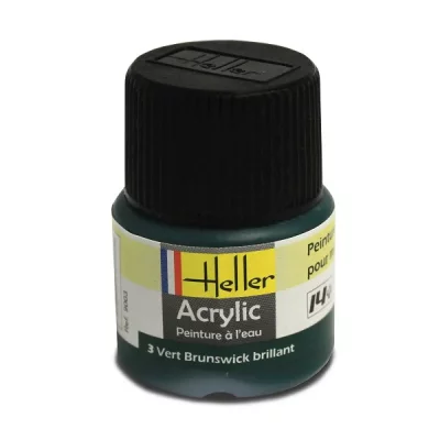 HELLER Peinture Acrylique Vert Brunswick Brillant 9003 
