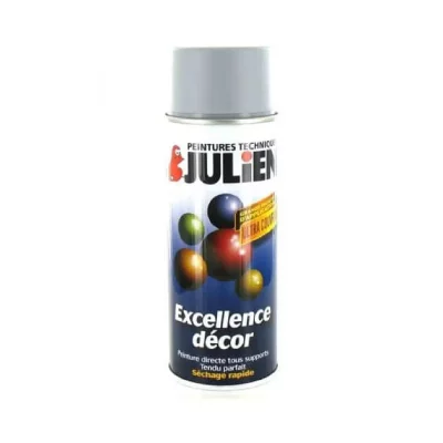 JULIEN Peinture a&eacute;rosol antirouille sp&eacute;cial carrosserie  mat gris 400ml